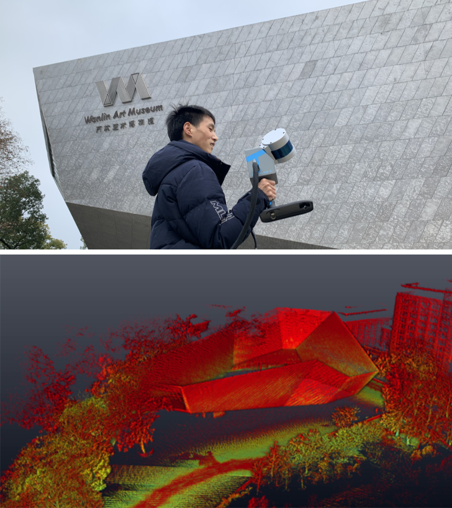 RigelSLAM走進(jìn)武大實(shí)景復(fù)現(xiàn)櫻花大道、新舊建筑